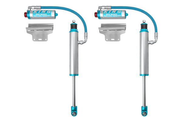 (6 Lug) Rear 2.5 Dia Remote Reservoir Shock w/Adjuster (Pair) — 2005+ Toyota Tacoma