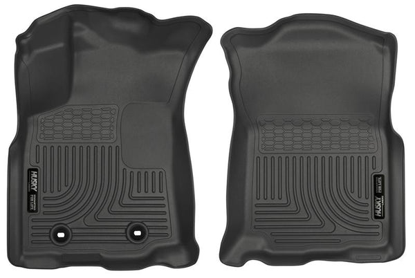Auto Trans WeatherBeater Front Black Floor Liners — 2016 Toyota Tacoma