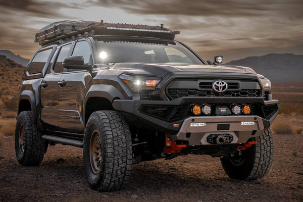 Zenith Winch Bar - TXT Black — 2024+ Toyota Tacoma