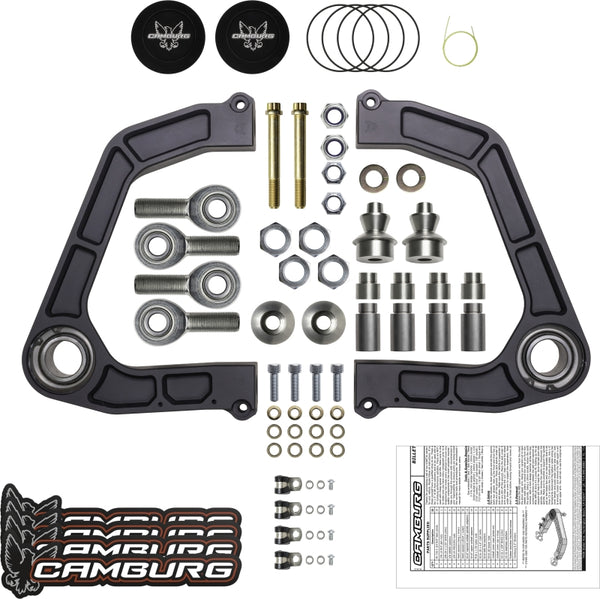 2WD/4WD KINETIK V2 Performance Billet Uniball Upper Arms — 07-21 Toyota Tundra
