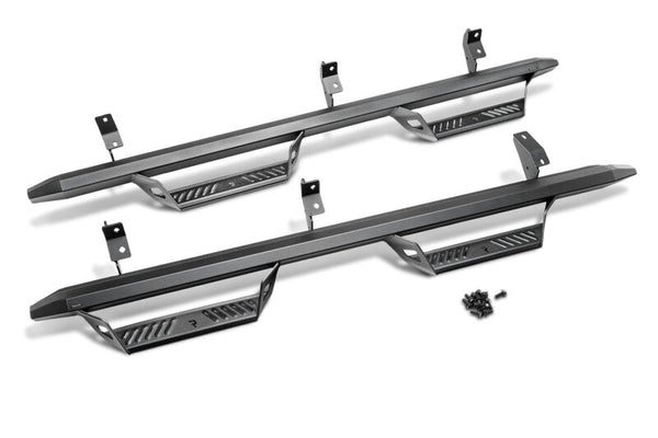 Predator Pro Step System Double Cab All Beds Gas - Tex. Black — 05-18 Toyota Tacoma