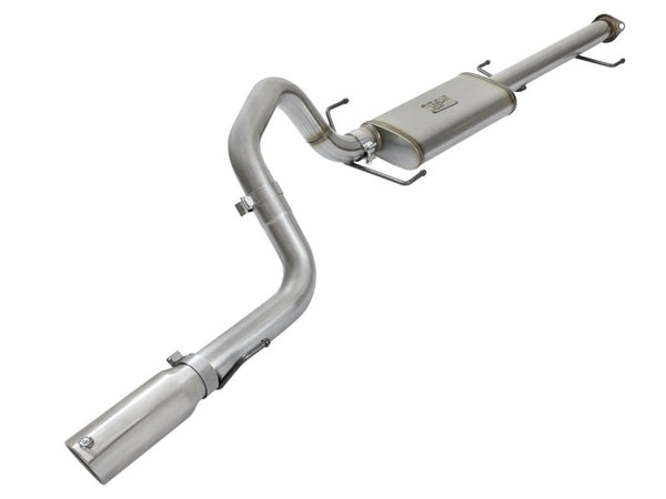 MACH Force Xp 3in SS Cat-Back Single Rear Exit Exhaust w/Polished — 07-14 Toyota FJ Cruiser
