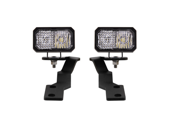 Stage Series 2in LED Ditch Light Kit - Pro White Combo — 16-21 Toyota Tacoma