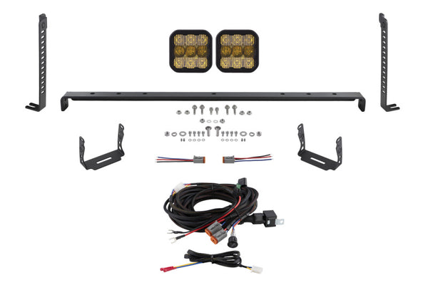 SS5 Stealth Grille LED 2-Pod Kit - Yellow Pro Combo — 14-23 Toyota 4Runner