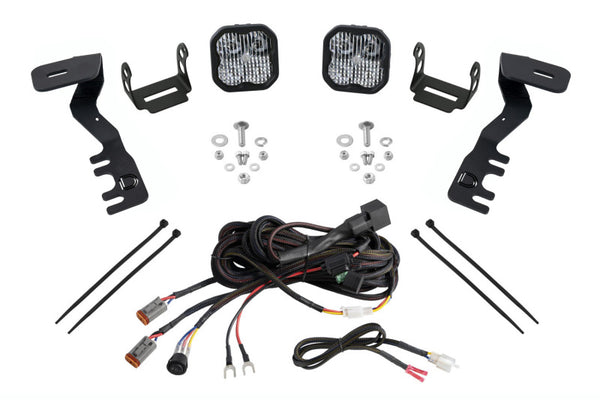 SS3 LED Ditch Light Kit- Sport White Combo — 2024+ Toyota Tacoma
