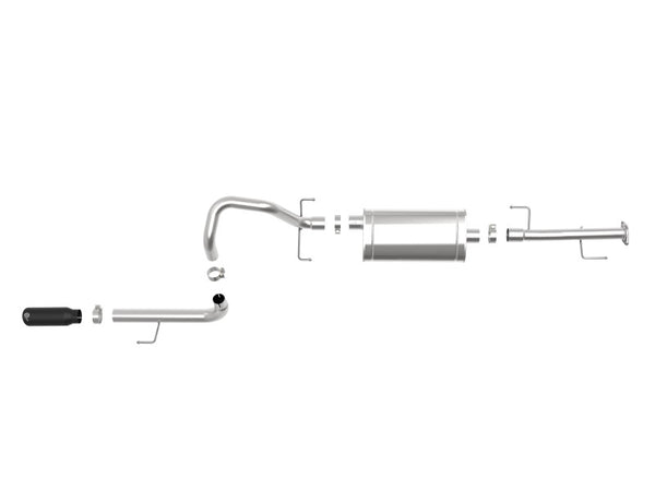 MACHForce XP 2.5in 304-SS Exhaust Cat-Back w/ Black Tip V6-4.0L — 10-19 Toyota 4Runner