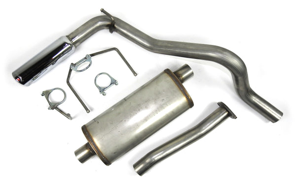 All 3.5L 409SS Pass Side Single Exit Cat-Back Exhaust — 16-20 Toyota Tacoma