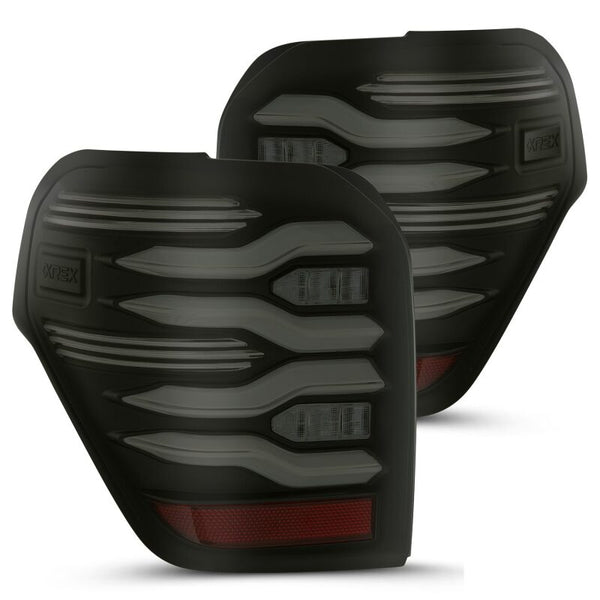 LUXX LED Taillights Blk w/Activ Light/Seq Signal — 10-21 Toyota 4Runner
