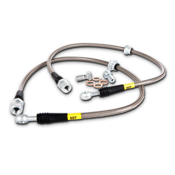 Stainless Steel Brake Line Kit Front — 08-10 Toyota Land Cruiser