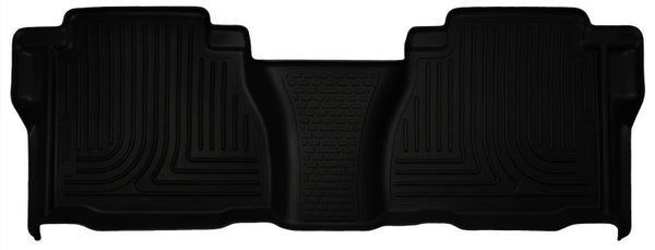 Ext Cab WeatherBeater Black 2nd Seat Floor Liners Crew Cab — 07-13 Toyota Tundra