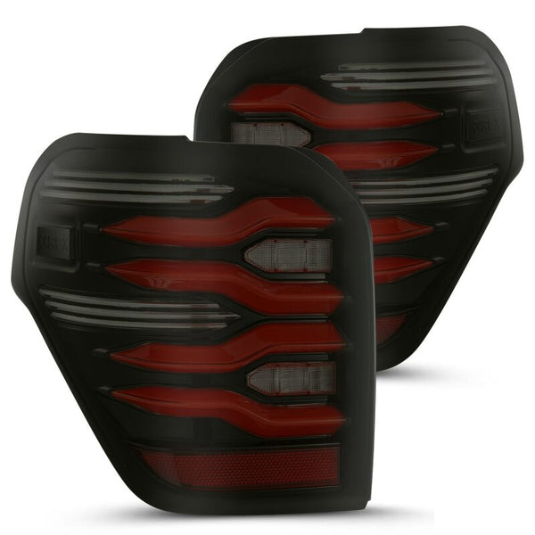 LUXX LED Taillights Blk/Red w/Activ Light/Seq Signal — 10-21 Toyota 4Runner