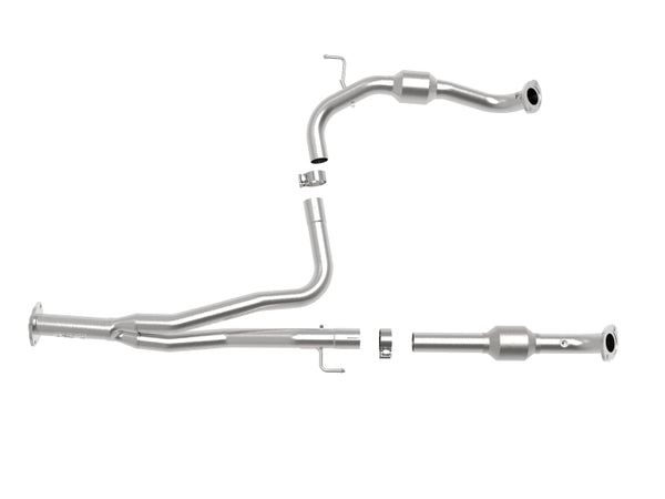 Twisted Steel Y-Pipe w/ Cat SS V6 3.5L (4WD Only) — 16-20 Toyota Tacoma