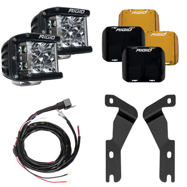 A-Pillar Light Kit w/D-SS Flood — 16-20 Toyota Tacoma