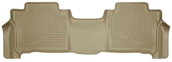 Lexus LX570 / 13-16 WeatherBeater 2nd Row Tan Floor Liners — 13-16 Toyota Land Cruiser