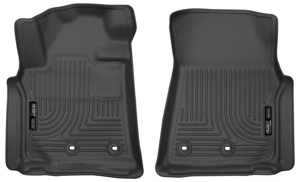 Lexus LX570 / 13-16 Weatherbeater Black Front Floor Liners — 13-16 Toyota Land Cruiser