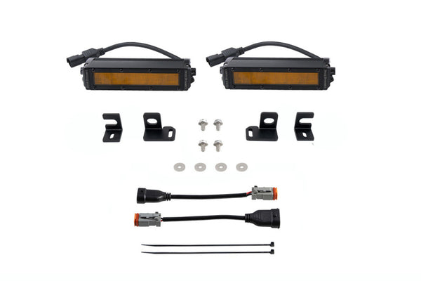 SS6 LED Fog Light Kit - Amber Wide — 2024+ Toyota Tacoma
