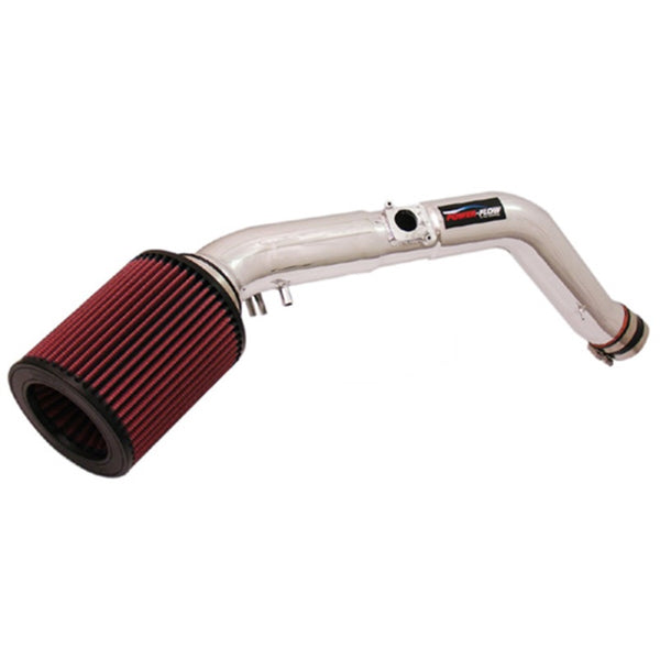 4 Cyl. only Wrinkle Black Power-Flow Air Intake System — 97-99 Toyota Tacoma