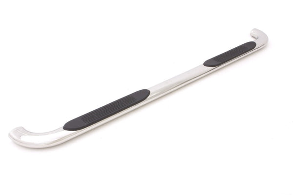 4in. Oval Curved SS Nerf Bars Access Cab - Polished — 05-17 Toyota Tacoma