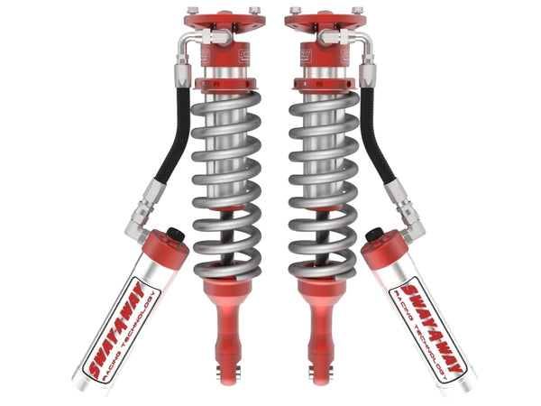 L4 2.7L Sway-A-Way 2.5in Front Coilover Kit w/ Compression Adjusters — 05-22 Toyota Tacoma