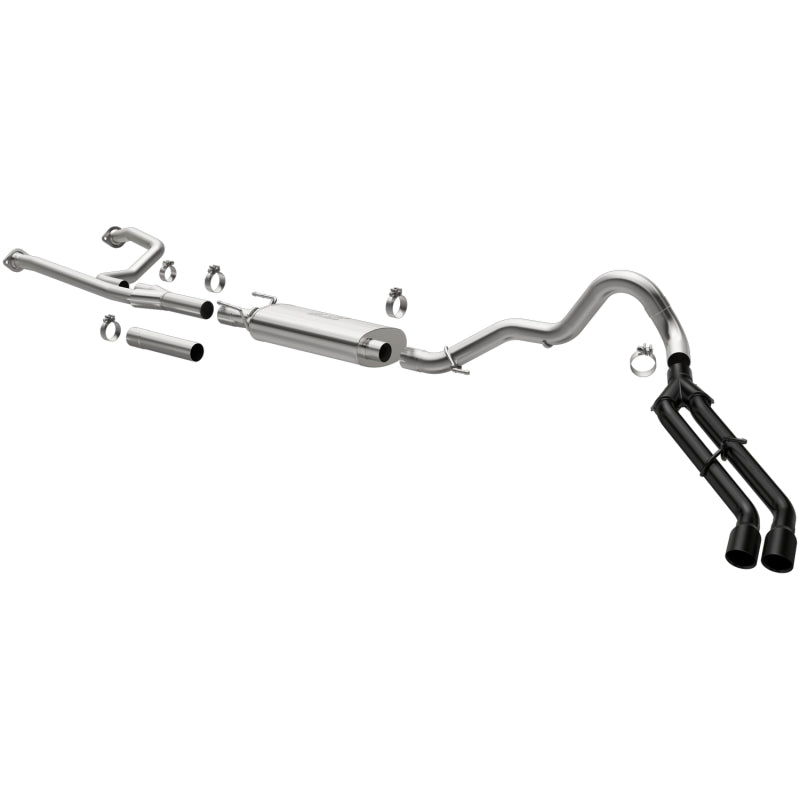 Street Series 3in Dual Driver Side Rear Cat-Back Exhaust — 22+ Toyota Tundra
