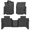 WeatherBeater CC CrewMax Front & 2nd Seat Floor Liner - Blk — 2022 Toyota Tundra