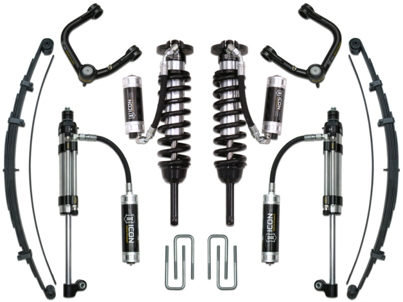 0-3.5in/0-2.75in Stg 10 Suspension System w/Tubular Uca — 05-15 Toyota Tacoma