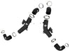 V6-3.5L (tt) BladeRunner 2.5in Aluminum Hot Charge Pipe - Black — 2022 Toyota Tundra