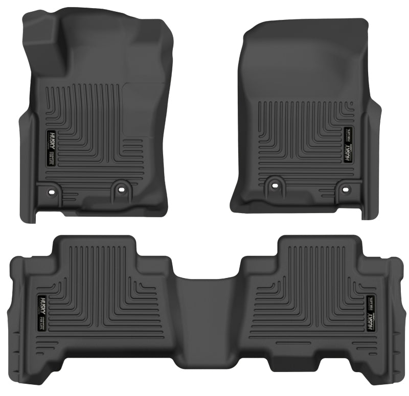WeatherBeater Black Front & 2nd Seat Floor Liners — 2013 Toyota 4Runner