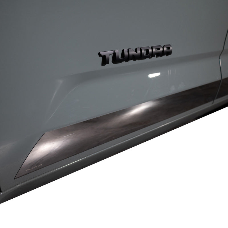 CrewMax (4.5in Tall 5 Pcs) PRO Stainless Steel Rocker Panels — 22-24 Toyota Tundra