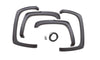 SX-Sport Style Smooth Elite Series Fender Flares - Black (4 Pc.) — 16-17 Toyota Tacoma