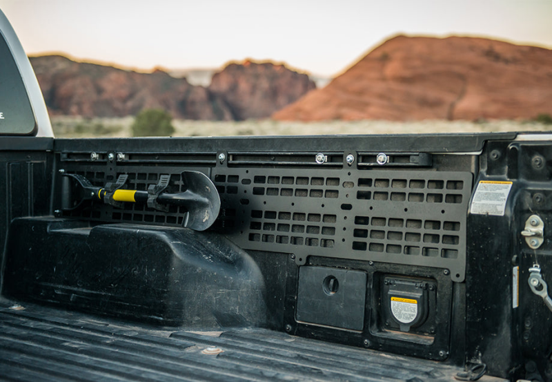 Bed Molle System For Bakflip Cover Only - Full Length Both Sides — 05-23 Toyota Tacoma