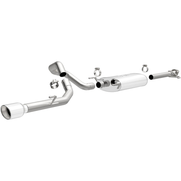 V6 4.0L Single Straight P/S Rear Exit SS Cat Back Performance Exhaust — 12-14 Toyota 4Runner