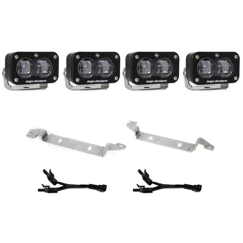 S2 SAE Fog Pocket Light Kit - Clear — 2025 Toyota 4Runner