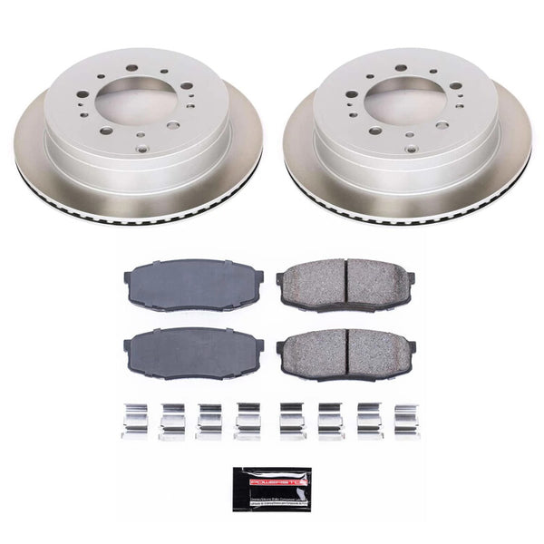 Semi-Coated Rotor Kit Rear — 07-21 Toyota Tundra