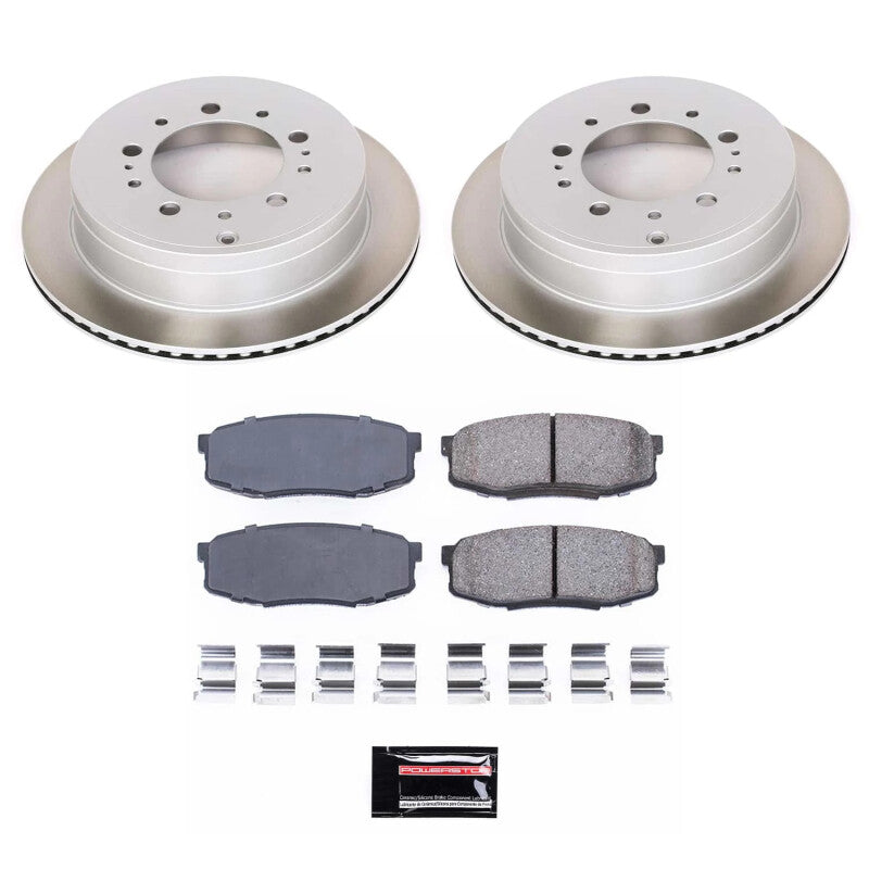 Semi-Coated Rotor Kit Rear — 07-21 Toyota Tundra
