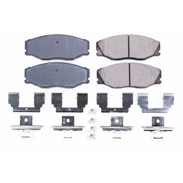 Z17 Evolution Ceramic Brake Pads w/Hardware Front — 93-98 Toyota T100