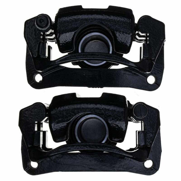 Black Caliper Rear - Pair w/Bracket — 08-15 Toyota Sequoia