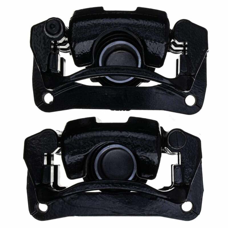 Black Caliper Rear - Pair w/Bracket — 08-15 Toyota Sequoia