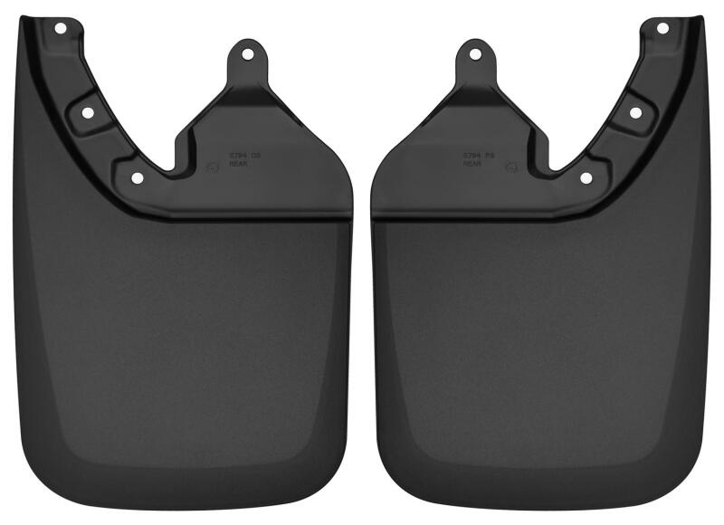 OE Fender Flares Custom Molded Rear Mud Guards - Black — 2016 Toyota Tacoma