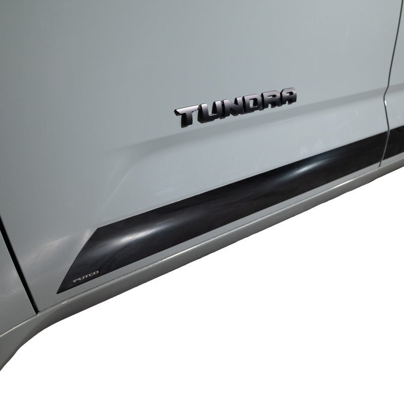 CrewMax (4.5in Tall 5 Pcs) Black Platinum Rocker Panels — 22-24 Toyota Tundra