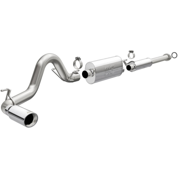 2.7L 3in Single Passenger Side Rear Exit Cat-Back Exhaust — 2016+ Toyota Tacoma