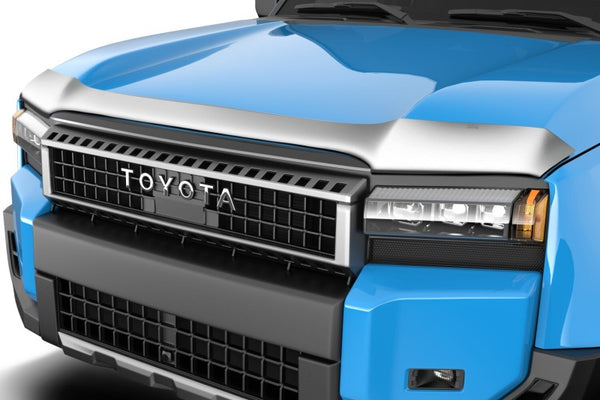 Aeroskin Hood Protector - Chrome — 24-25 Toyota Land Cruiser