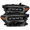 NOVA LED Projector Headlight Plank Style Alpha Black w/Activation Light — 16-20 Toyota Tacoma