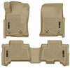 WeatherBeater Tan Front & 2nd Seat Floor Liners — 2013 Toyota 4Runner
