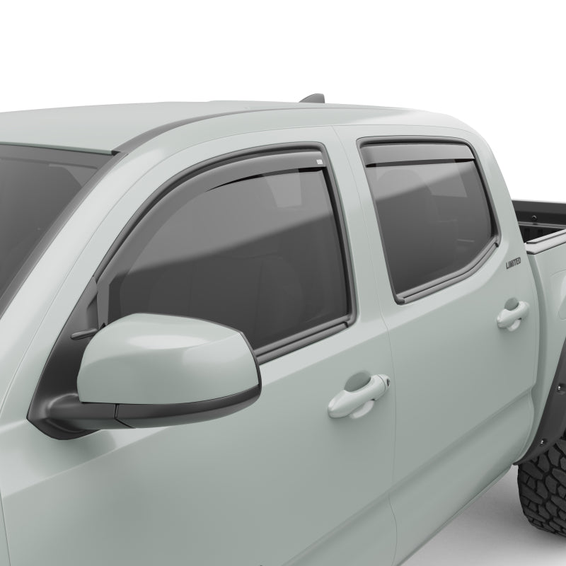 In-Channel Window Visors - Smoked (575081) — 2016-2017 Toyota Tacoma