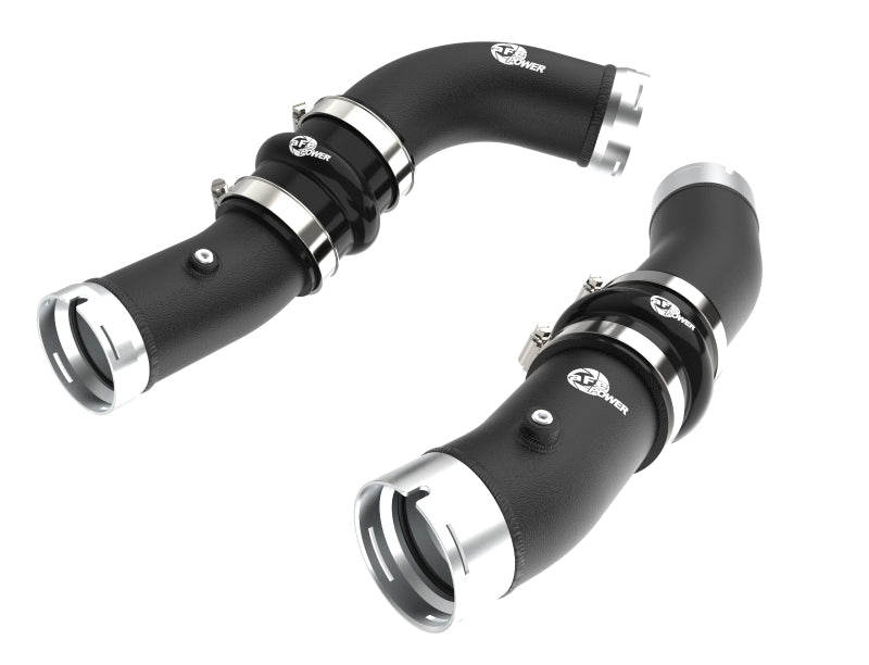BladeRunner 2.5in & 3in Aluminum Hot & Cold Charge Pipe Kit - Black — 2024+ Toyota Tacoma