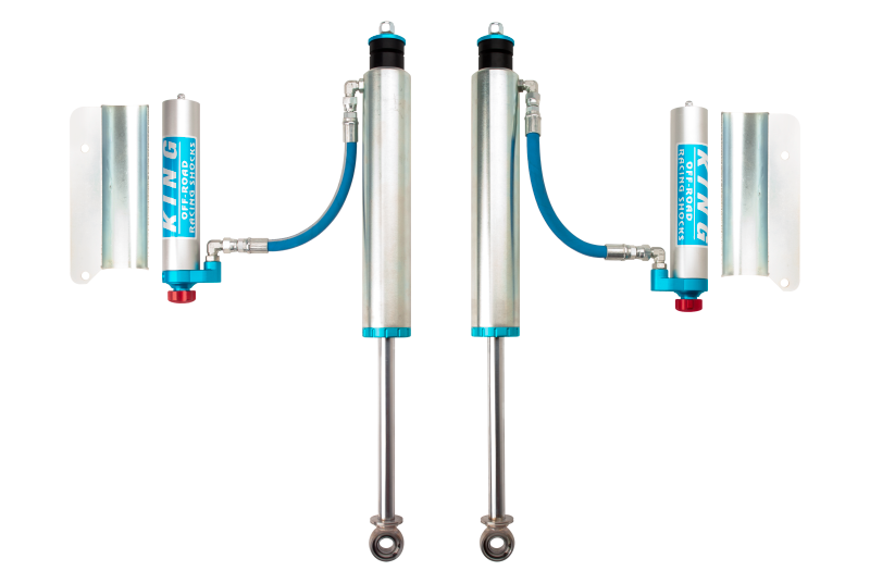 80 Rear 2.5 Dia Remote Res Shock for 0-2in Lift w/Adj (Pair) — 89-97 Toyota Land Cruiser