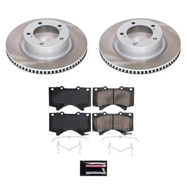 Semi-Coated Rotor Kit Front — 07-21 Toyota Tundra