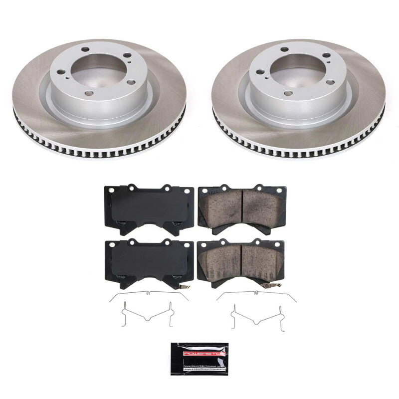 Semi-Coated Rotor Kit Front — 07-21 Toyota Tundra