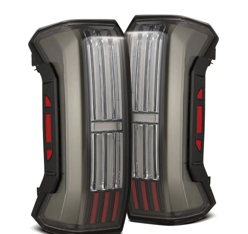 NOVA-Series Prismatic LED Tail Lights - Black — 22-24 Toyota Tundra